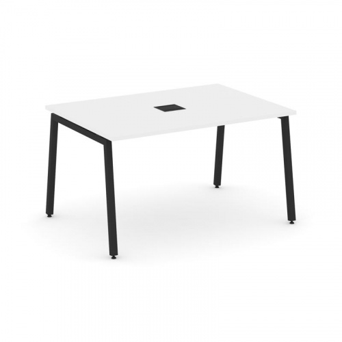 Style Project Стол переговорный SN-4A.SPRG-002 Тиквуд Светлый/Металл Белый 1180*980*750 фото 2