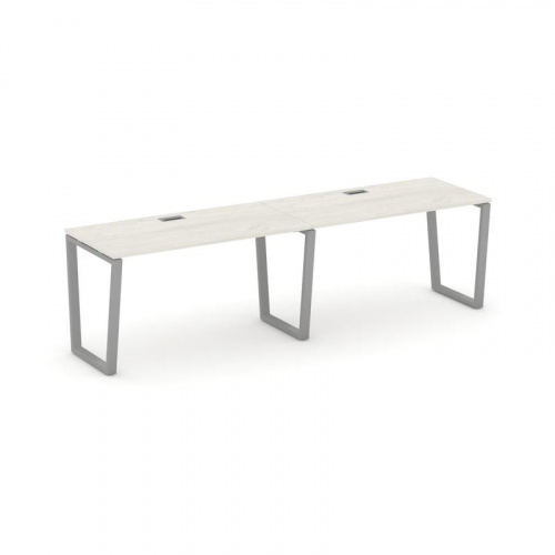 Style Project Рабочая станция 1 сторон. SN-6T2.ORS-024 Акация Лорка/Металл Антрацит/Заглушка Пластик фото 12