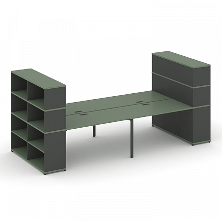 Бенч-система с опорными стеллажами Concept CN.DRS-259