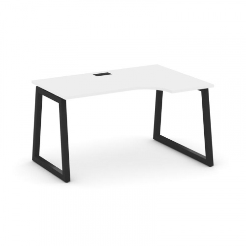 Style Project Стол рабочий эргоном. SN-5T1.SPA-022(R) Акация Лорка/Металл Антрацит/Заглушка Пластик фото 6