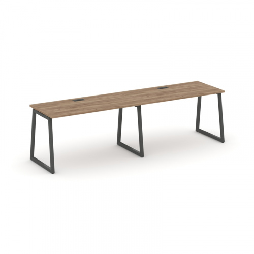 Style Project Рабочая станция 1 сторон. SN-4T1.ORS-024 Акация Лорка/Металл Антрацит/Заглушка Пластик фото 10