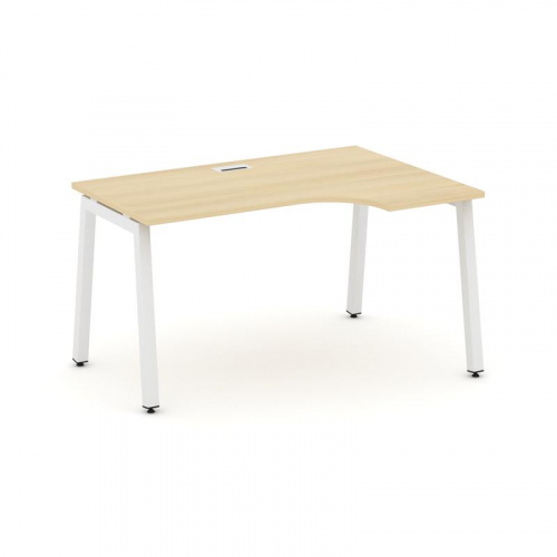 Style Project Стол рабочий эргоном. SN-5A.SPA-002(R) Дуб Табак/Металл Антрацит 1580*600/980*750 фото 15