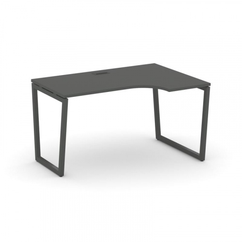 Style Project Стол рабочий эргоном. SN-4T2.SPA-002(R) Акация Лорка/Металл Антрацит/Заглушка Пластик фото 27