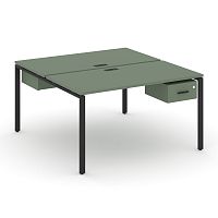 Бенч-система на 2 места с подвесными тумбами Concept CN.DRS-110