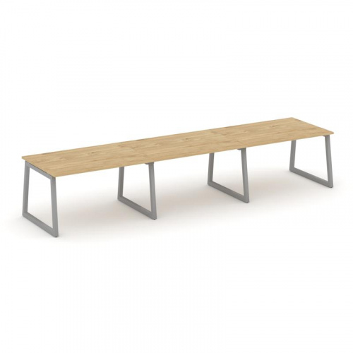 Style Project Стол переговорный SN-5T1.SPRG-022.3 Акация Лорка/Металл Антрацит 3540*980*750 фото 2