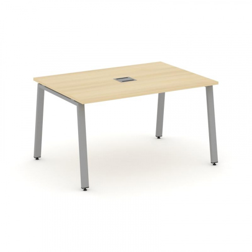 Style Project Стол переговорный SN-6A.SPRG-003 Дуб Табак/Металл Белый 1380*980*750 фото 14