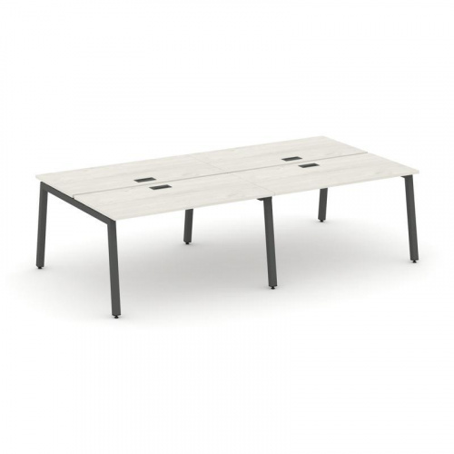 Style Project Рабочая станция 2-х сторон. SN-5A.DRS-043 Дуб Наварра/Металл Белый 2760*1432*750 фото 16