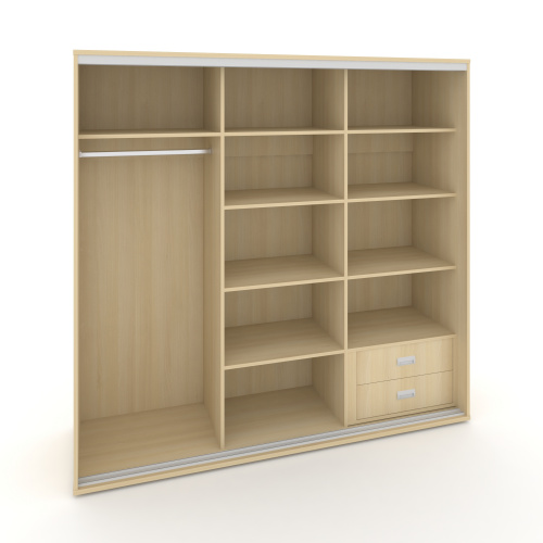 Корпус 3-х секционного шкафа низкого L=2369мм Maris SH.K3-6.2 K1 Корпус 3-х секционного шкафа низкого L=2369мм Maris SH.K3-6.2 K1