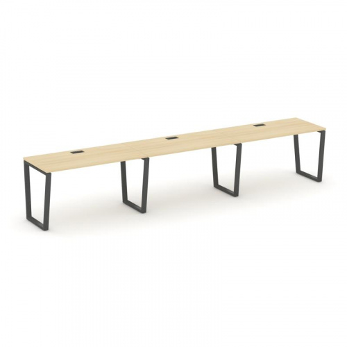 Style Project Рабочая станция 1 сторон. SN-6T2.ORS-033 Акация Лорка/Металл Антрацит/Заглушка Пластик фото 28