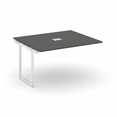 Style Project Проходной наб. элем. перег. стола SN-4O.NSPRG-032 Антрацит/Металл Белый 1180*1180*750