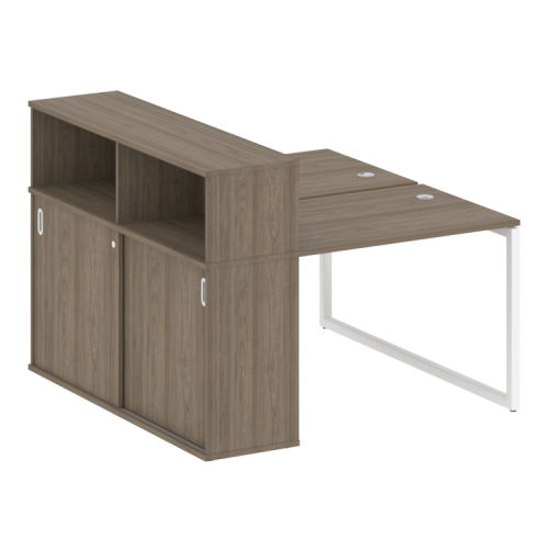 Бенч-система с шкафом-купе на О-обр. м/к Metal System Quattro 40БО.РС-СШК-2.1 фото 2 Бенч-система с шкафом-купе на О-обр. м/к Metal System Quattro 40БО.РС-СШК-2.1 фото 2