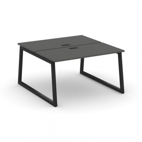 Style Project Рабочая станция 2-х сторон. SN-5T1.DRS-013 Акация Лорка/Металл Антрацит/Заглушка Пласт фото 5