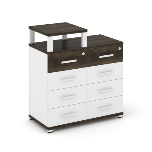 Тумба приставная c 8 ящиками и надставкой Concept CN.TSP-014 W фото 2 Тумба приставная c 8 ящиками и надставкой Concept CN.TSP-014 W фото 2