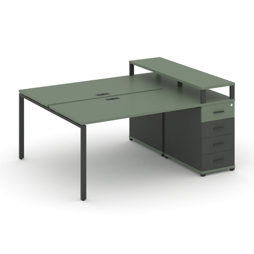 Бенч-система с 1 опорной тумбой Concept CN.DRS-412 фото 2