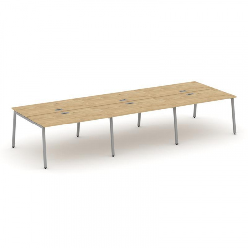 Style Project Рабочая станция 2-х сторон. SN-4A.DRS-064 Антрацит/Металл Белый 4740*1232*750 фото 4