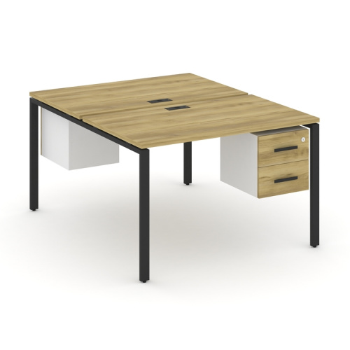 Бенч-система на 2 места с подвесными тумбами Concept CN.DRS-114 фото 6