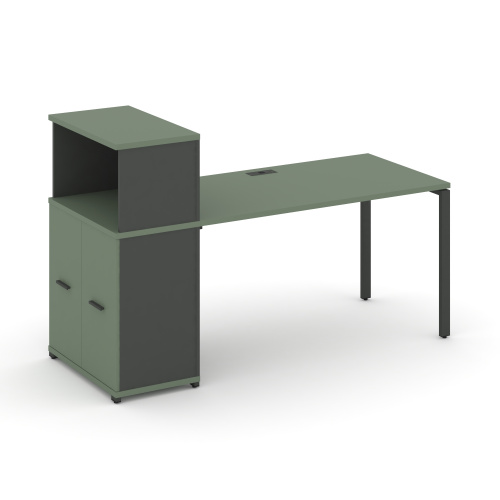 Стол офисный с опорным распашным шкафом Concept CN.SP-228 фото 2