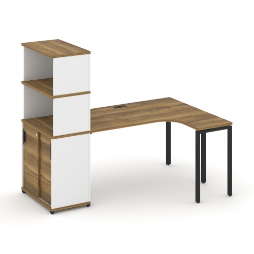 Стол эргономичный с опорным шкафом-купе Concept CN.SA-221(R) Стол эргономичный с опорным шкафом-купе Concept CN.SA-221(R)