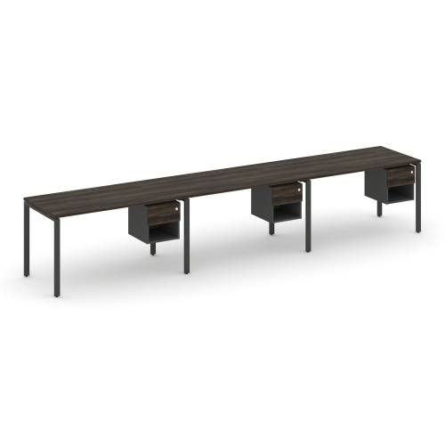 Бенч-система на 3 места с подвесными тумбами Concept CN.ORS-138 фото 3 Бенч-система на 3 места с подвесными тумбами Concept CN.ORS-138 фото 3