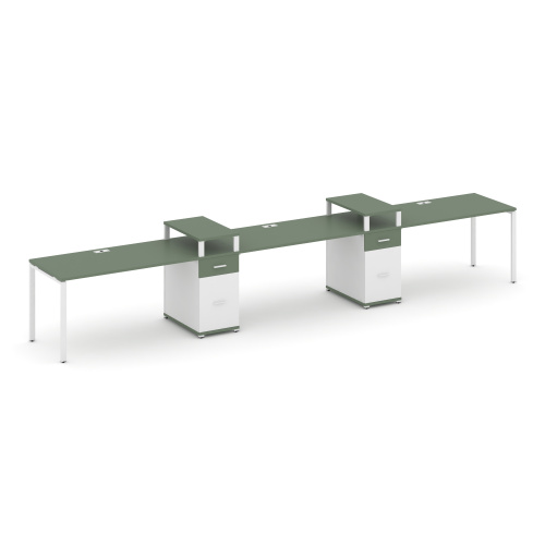 Бенч-система на 3 места с 2 опорными тумбами Concept CN.ORS-454 фото 5 Бенч-система на 3 места с 2 опорными тумбами Concept CN.ORS-454 фото 5