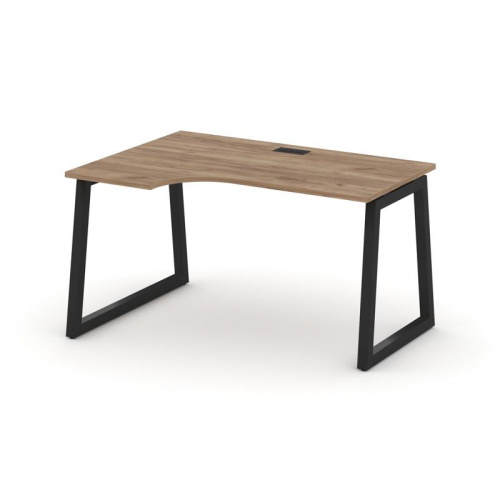 Style Project Стол рабочий эргоном. SN-5T1.SPA-012(L) Акация Лорка/Металл Антрацит/Заглушка Пластик фото 9