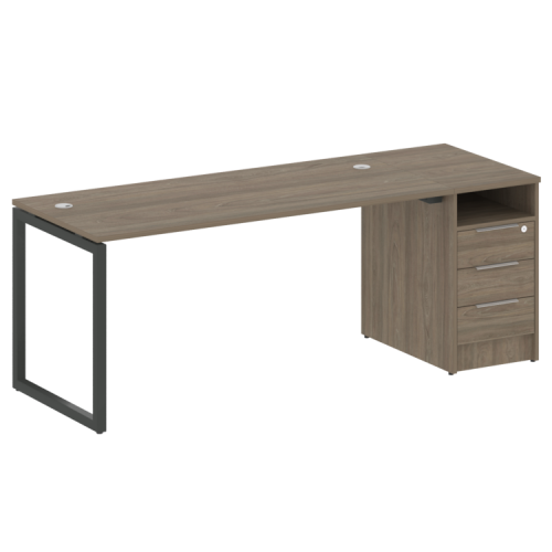 Бенч-система с тумбой на О-обр. м/к Metal System Quattro 40БО.РС-СТП-1.4