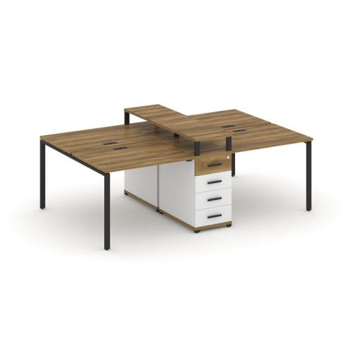 Бенч-система на 4 места с 1 опорной тумбой Concept CN.DRS-433 фото 7 Бенч-система на 4 места с 1 опорной тумбой Concept CN.DRS-433 фото 7