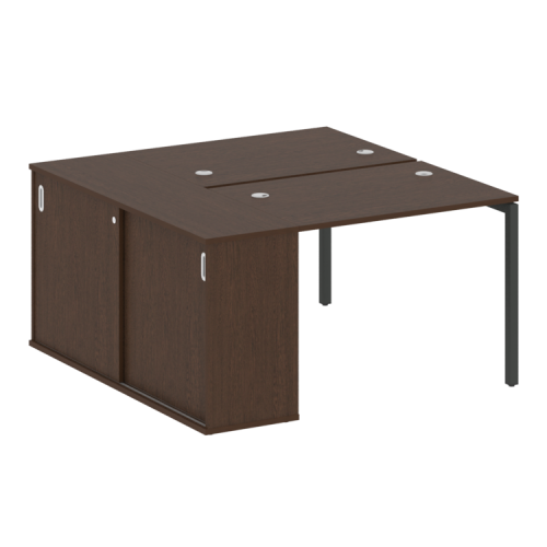 Бенч-система с шкафом-купе на П-обр. м/к Metal System Quattro 40БП.РС-СШК-1.1 фото 9