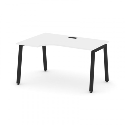 Style Project Стол рабочий эргоном. SN-5A.SPA-001(L) Дуб Наварра/Металл Антрацит 1380*600/980*750 фото 4 Style Project Стол рабочий эргоном. SN-5A.SPA-001(L) Дуб Наварра/Металл Антрацит 1380*600/980*750 фото 4