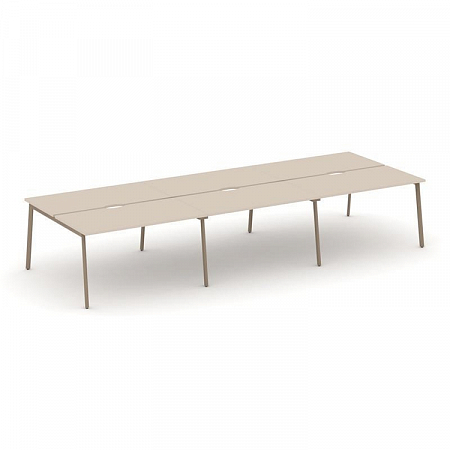 Бенч-система на 6 мест Estetica ES.D.RS-6.3-VP