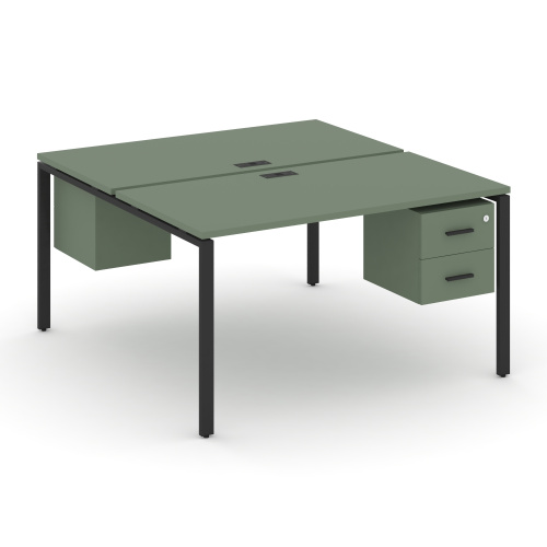 Бенч-система на 2 места с подвесными тумбами Concept CN.DRS-113 Бенч-система на 2 места с подвесными тумбами Concept CN.DRS-113