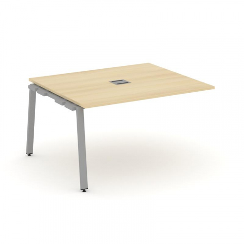 Style Project Проходной наб. элем. перег. стола SN-6A.NSPRG-033 Дуб Наварра/Металл Белый 1380*1180*7 фото 9