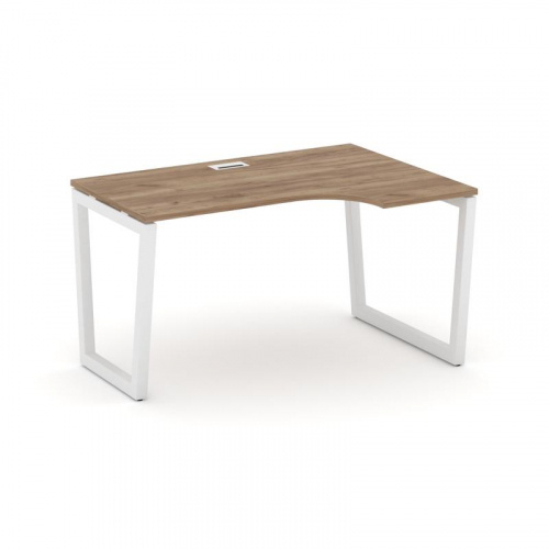 Style Project Стол рабочий эргоном. SN-5T2.SPA-002(R) Акация Лорка/Металл Антрацит/Заглушка Пластик фото 11