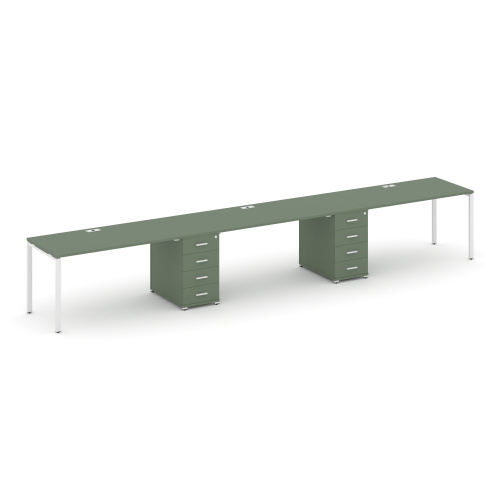 Бенч-система на 3 места с 2 опорными тумбами Concept CN.ORS-434 Бенч-система на 3 места с 2 опорными тумбами Concept CN.ORS-434