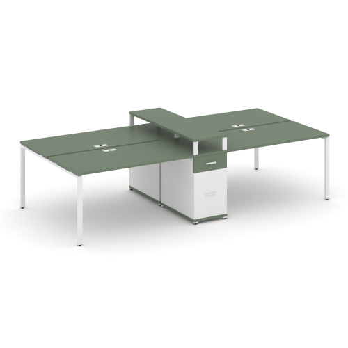 Бенч-система на 4 места с 1 опорной тумбой Concept CN.DRS-439 фото 5 Бенч-система на 4 места с 1 опорной тумбой Concept CN.DRS-439 фото 5