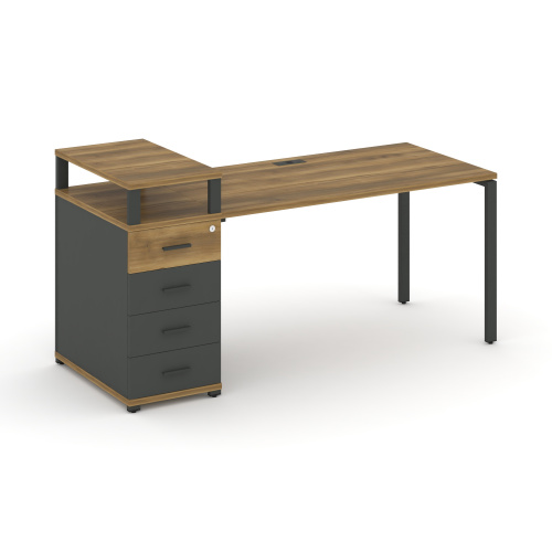 Стол офисный с опорной тумбой Concept CN.SP-412 Стол офисный с опорной тумбой Concept CN.SP-412