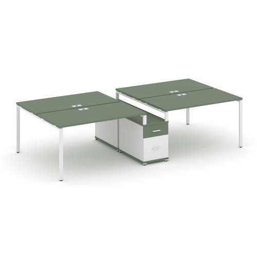 Бенч-система на 4 места с опорной тумбой Concept CN.DRS-316 фото 5