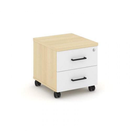 Style Project Тумба мобильная усил. колеса SN.TMU-001 Дуб Наварра/Черный Ручки 416*460*437 фото 9