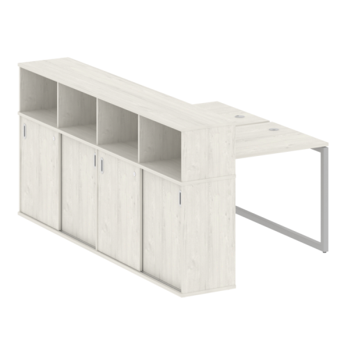 Бенч-система с шкафом-купе на О-обр. м/к Metal System Quattro 40БО.РС-СШК-4.1 фото 9 Бенч-система с шкафом-купе на О-обр. м/к Metal System Quattro 40БО.РС-СШК-4.1 фото 9