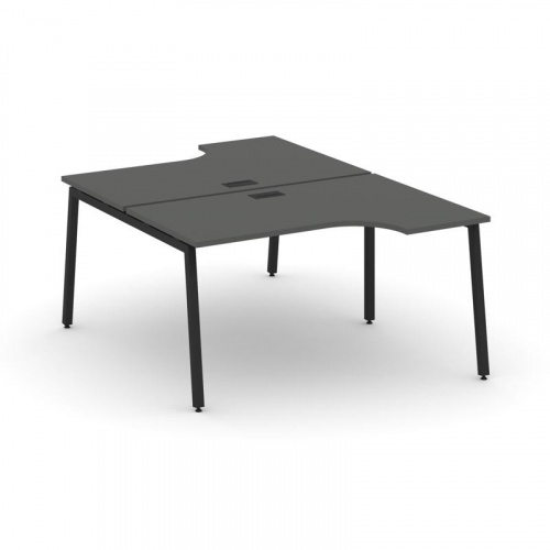 Style Project Рабочая станция эргоном. SN-4A.DRPA-012 Дуб Табак/Металл Антрацит 1580*1432/1992*750 фото 7