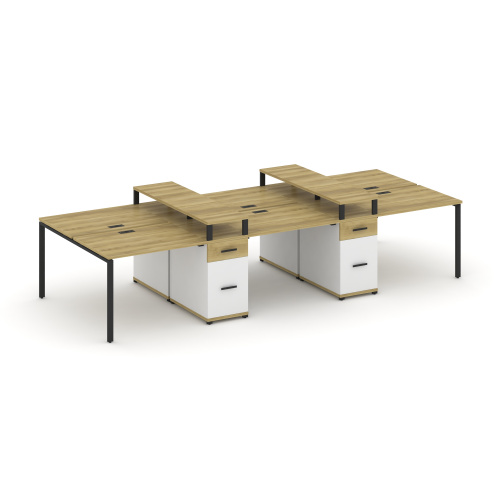 Бенч-система на 6 мест с 2 опорными тумбами Concept CN.DRS-469 фото 6