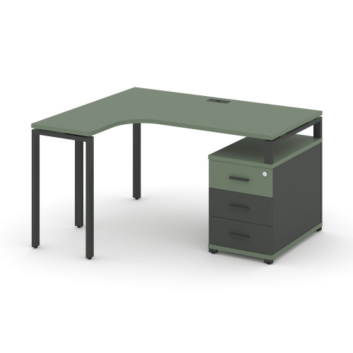 Стол эргономичный с опорной тумбой Concept CN.SA-301(L)