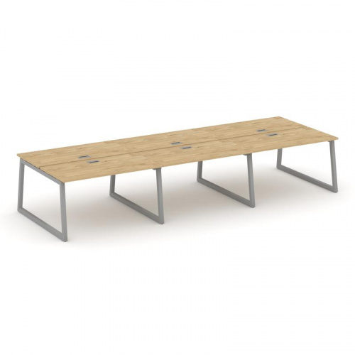 Style Project Рабочая станция 2-х сторон. SN-5T1.DRS-064 Акация Лорка/Металл Антрацит/Заглушка Пласт фото 2