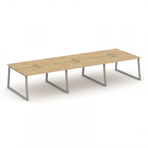 Style Project Рабочая станция 2-х сторон. SN-6T1.DRS-063 Акация Лорка/Металл Антрацит/Заглушка Пласт фото 2