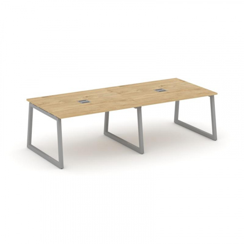 Style Project Стол переговорный SN-5T1.SPRG-044 Акация Лорка/Металл Антрацит/Заглушка Металл Антраци фото 2 Style Project Стол переговорный SN-5T1.SPRG-044 Акация Лорка/Металл Антрацит/Заглушка Металл Антраци фото 2