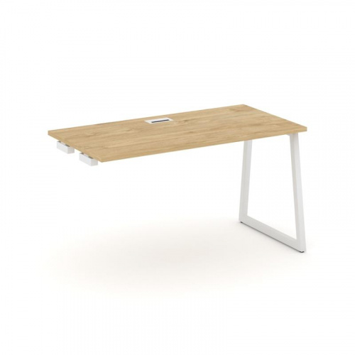 Style Project Стол-приставка к опор. элем. SN-4T1.OPRS-014 Акация Лорка/Металл Антрацит/Заглушка Пла фото 3