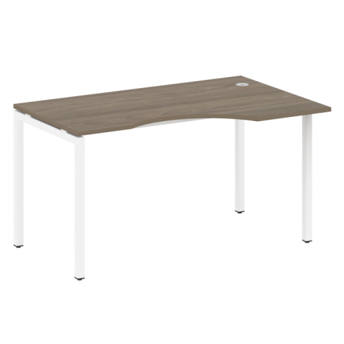 Стол криволинейный правый на П-обр. м/к Metal System Quattro 40БП.СА-2 (R) Стол криволинейный правый на П-обр. м/к Metal System Quattro 40БП.СА-2 (R)