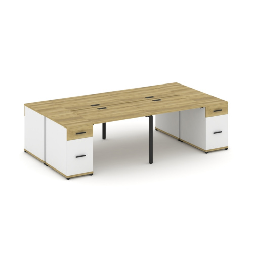 Бенч-система на 4 места с 2 опорными тумбами Concept CN.DRS-429 фото 6 Бенч-система на 4 места с 2 опорными тумбами Concept CN.DRS-429 фото 6