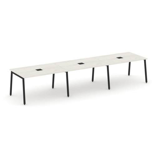 Style Project Стол переговорный SN-4A.SPRG-021 Тиквуд Светлый/Металл Антрацит 2940*980*750 фото 8 Style Project Стол переговорный SN-4A.SPRG-021 Тиквуд Светлый/Металл Антрацит 2940*980*750 фото 8