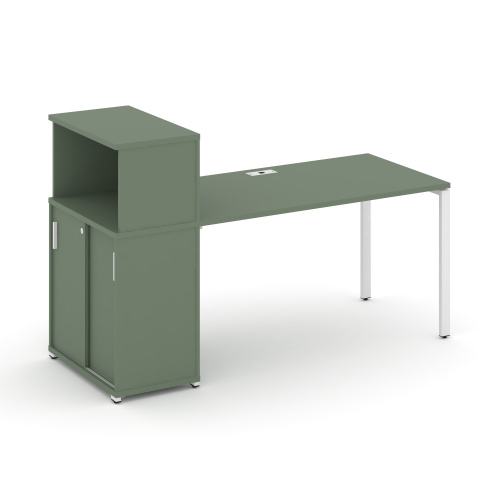 Стол офисный с опорным шкафом-купе Concept CN.SP-237 Стол офисный с опорным шкафом-купе Concept CN.SP-237